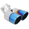 Universal 2.4in Stainless Steel Exhaust Tip Pipe Auto Car Modification Accessory