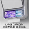 Waterproof No-Drill Wall Mount Toilet Paper Holder, Roll & Tissue Universal White 1/2 Pack For Bathroom Washroom Home Daily Use