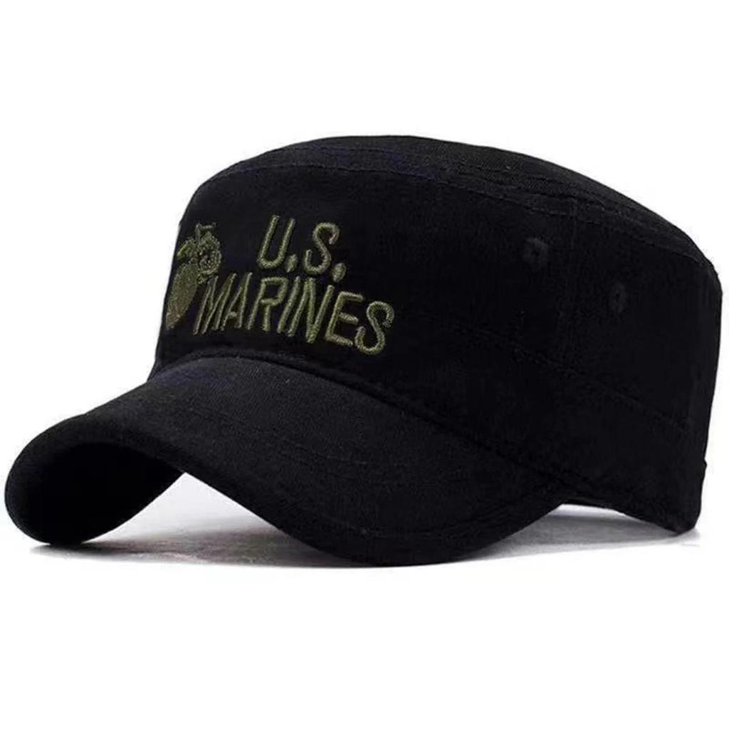 Berretto da Baseball Ricamato Us Marines Unisex Primavera Autunno Outdoor Regolabile Cappelli Casual Uomo Visiera Piatta Cappelli Militari Cappello Hip-Hop