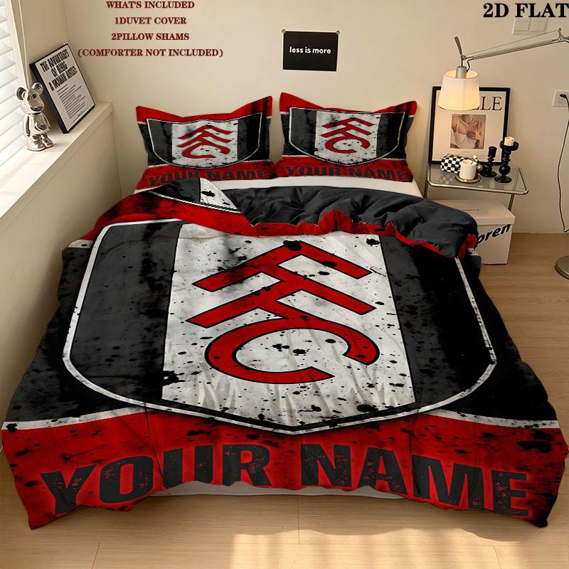 Custom Fulham Bedding Quilt Set Quilt Cover Pillowcase Home Decoration Birthday Gift (1 * duvet cover + 2 * pillowcase, without core)
