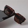 Fashion Sunglasses Women Men Square Mirror Lens Brand Designer Black Sun Glasses Trendy Eyewear Unisex Sexy Vintage