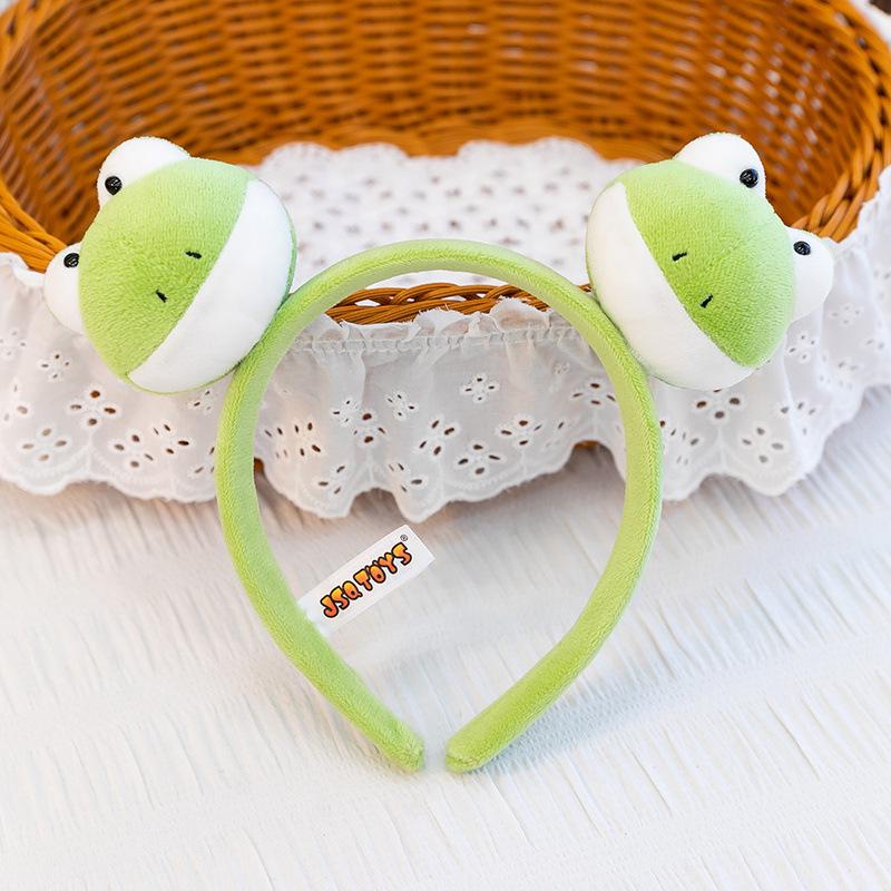 Cute Cartoon Plush Animal Ears Headband - Funny Face-Washing Hair Accessory