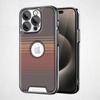 Kevlar Leather Texture Electroplated Anti-Drop Case for iPhone 16 Pro Max/17 Full Cover