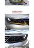 LED Flowing Turn Signal Headlight Assembly for 11-15 Toyota Fortuner