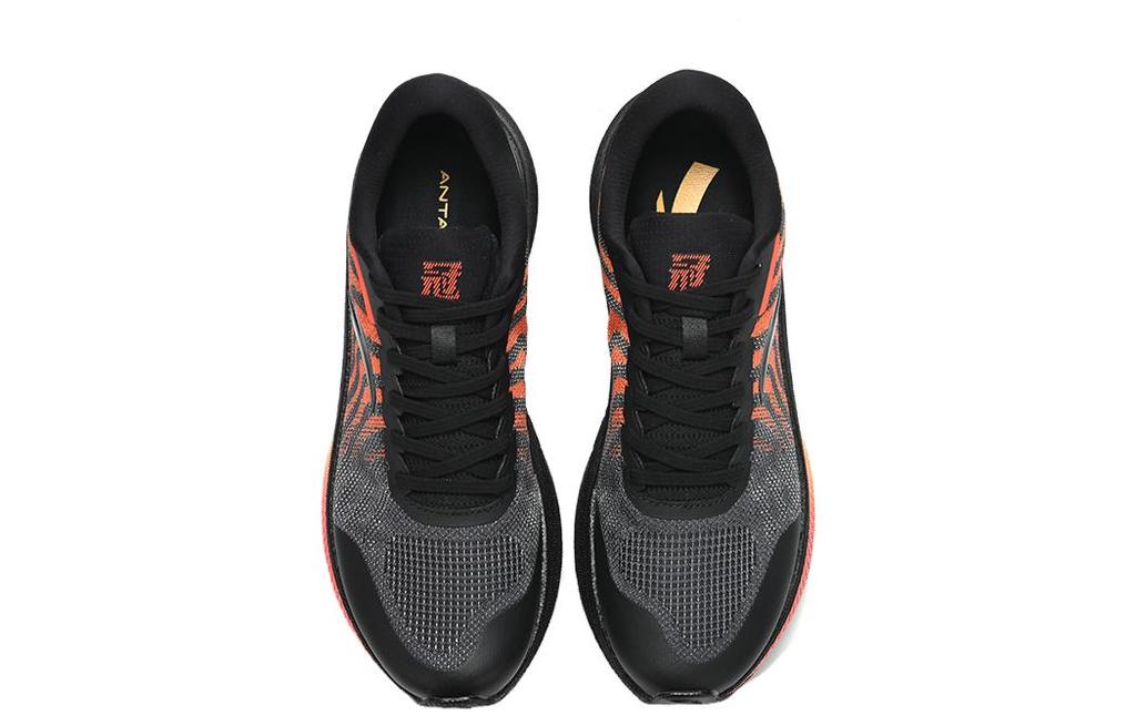 Anta Champion Running Shoes 2 Low Top Running Shoes Men's Black Orange