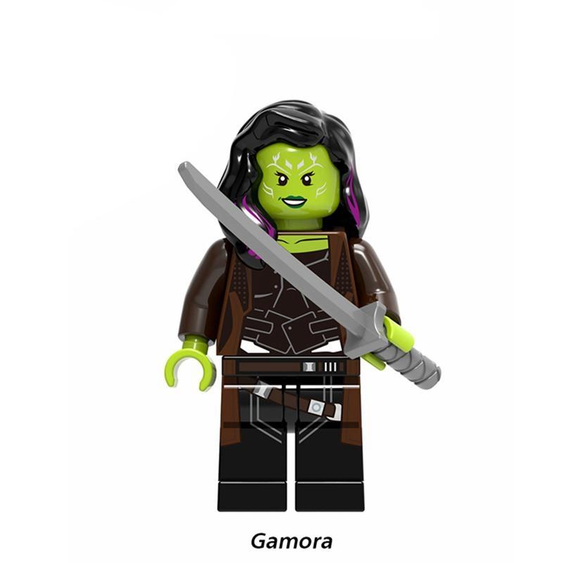 Lego Hulk Outrider Iron Man Thor Spiderman Thanos Avengers Minifiguren Bausteine Spielzeug