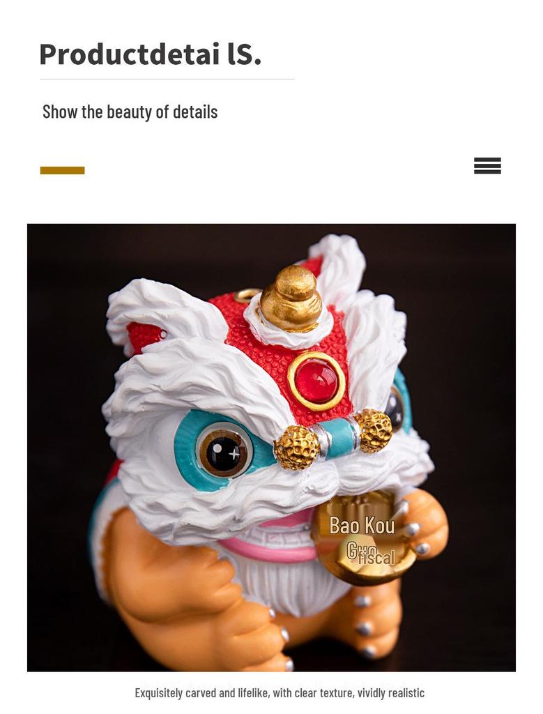 Creative Lion Incense Holder - Personalized High-End Business Gift & Event Souvenir