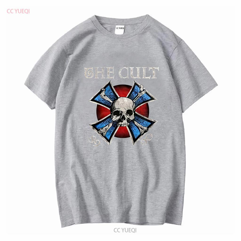 The Cult Iron Cross T Shirt S 3X vintage Washed Breathable Versatile Unisex Casual Stretched Comfortable Stylish streetwear