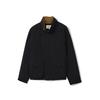 Cotton Blue Jean Bomber Jacket Black