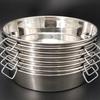Extra Large Round Stainless Steel Cake and Rice Steamer Plate with Handles