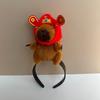 Lustiges Haarband Cartoon Capybara Haarband Pony-Clip Haarreif für Bühnen-Make-up Party Kostüm Stirnband