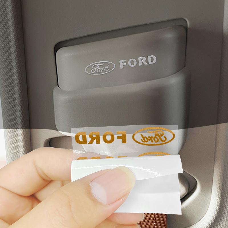 3D Metal Emblem Sticker Car Styling Interior Decoration Decals For Ford Ranger Focus Fiesta Mondeo Kuga Mustang Escort KA Ranger