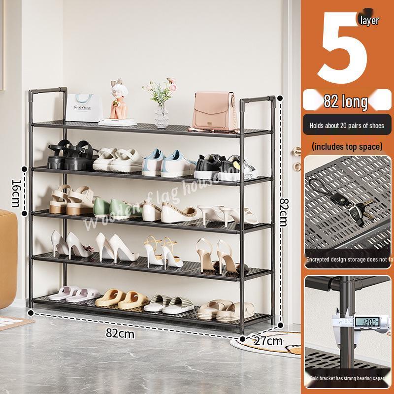 Multi-layer Space-saving Shoe Rack for Dorms and Homes