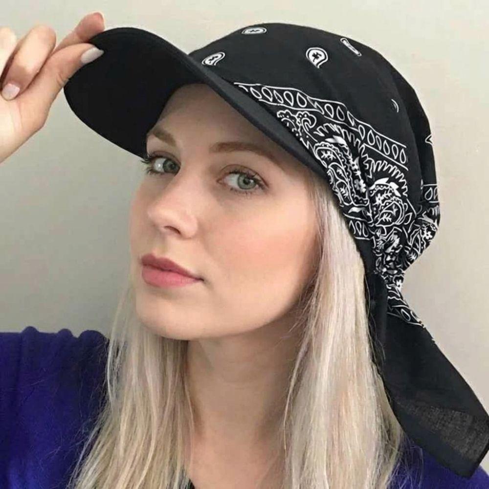 Platus snapelis beisbolo kepuraitės Skara ant galvos Lengva bandana Kepuraitė Skydelis nuo saulės Turbanas Moterims Lauke