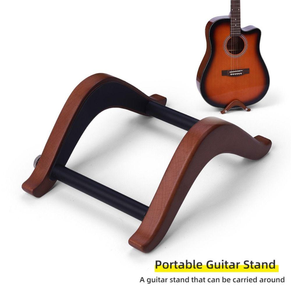Adjustable Width Guitar Support Stand Stable Electric Guitar Storage Rack  Electric Bass