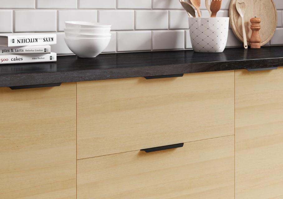 US35 handle, super matte black, length 72mm