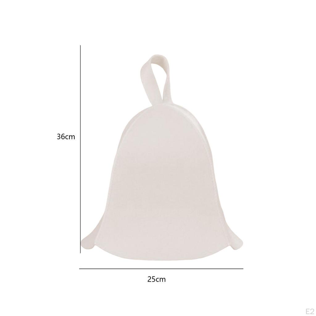 Filt bastuhatt Badtillbehör 36x25cm Handtvätt rekommenderas Kraftig Mångsidig