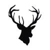 12x16.5cm Large Deer for Head Decal Car Body Sticker Auto Window Bumper Door Decoration Car Styling Sticker
