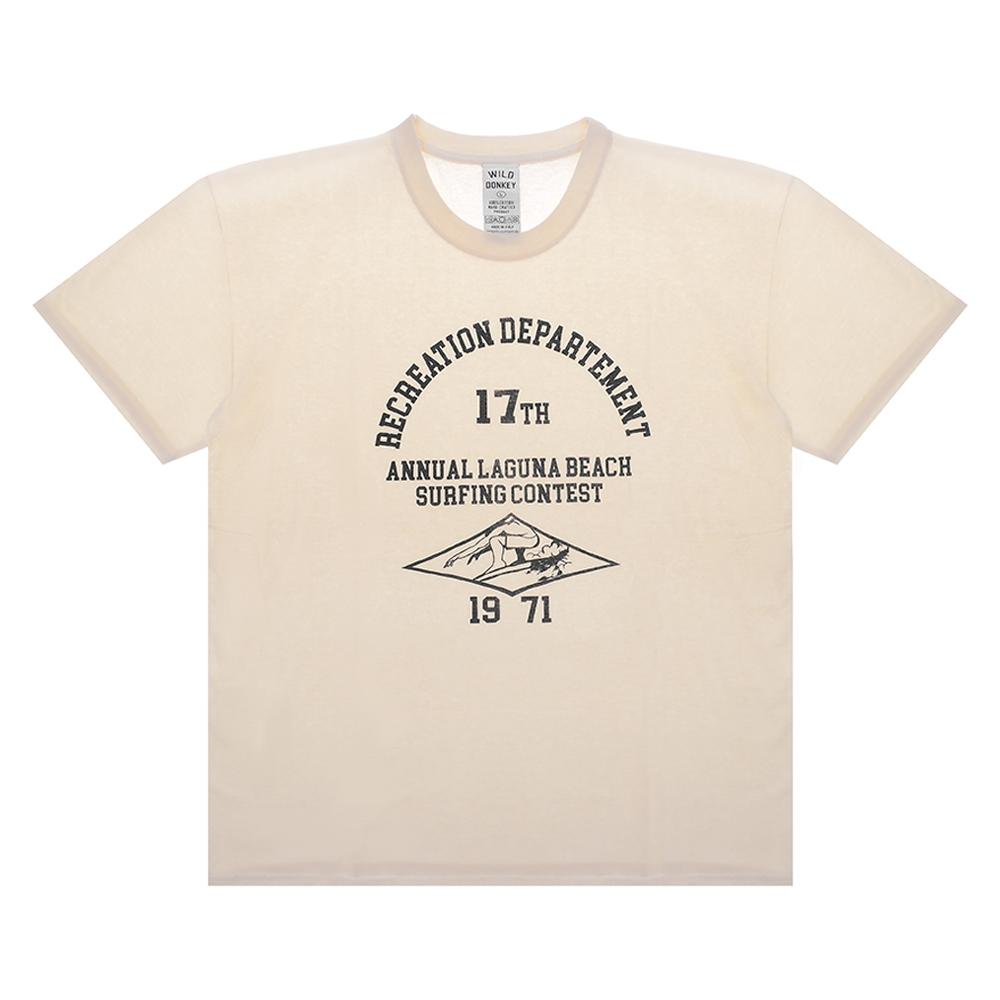 Wild Donkey Unisex Tea Dyed T shirT T Laguna Beach T-LAGUNA BEACH TEA DYED (S)