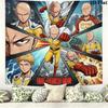Onepunch Man Wandteppich Ästhetisches Wandbehang Gedruckter Stoffdecke Dekorative Wandteppiche Für Schlafzimmer Wohnzimmer Heimdekoration