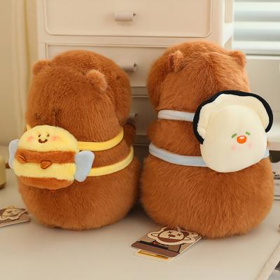 Cute Can Love Kapa Bala Želva Ústřice Bee Spoof Plyšová hračka Měkký přívěsek na klíče Kapybara Hadrová panenka Dárek k narozeninám Panenka