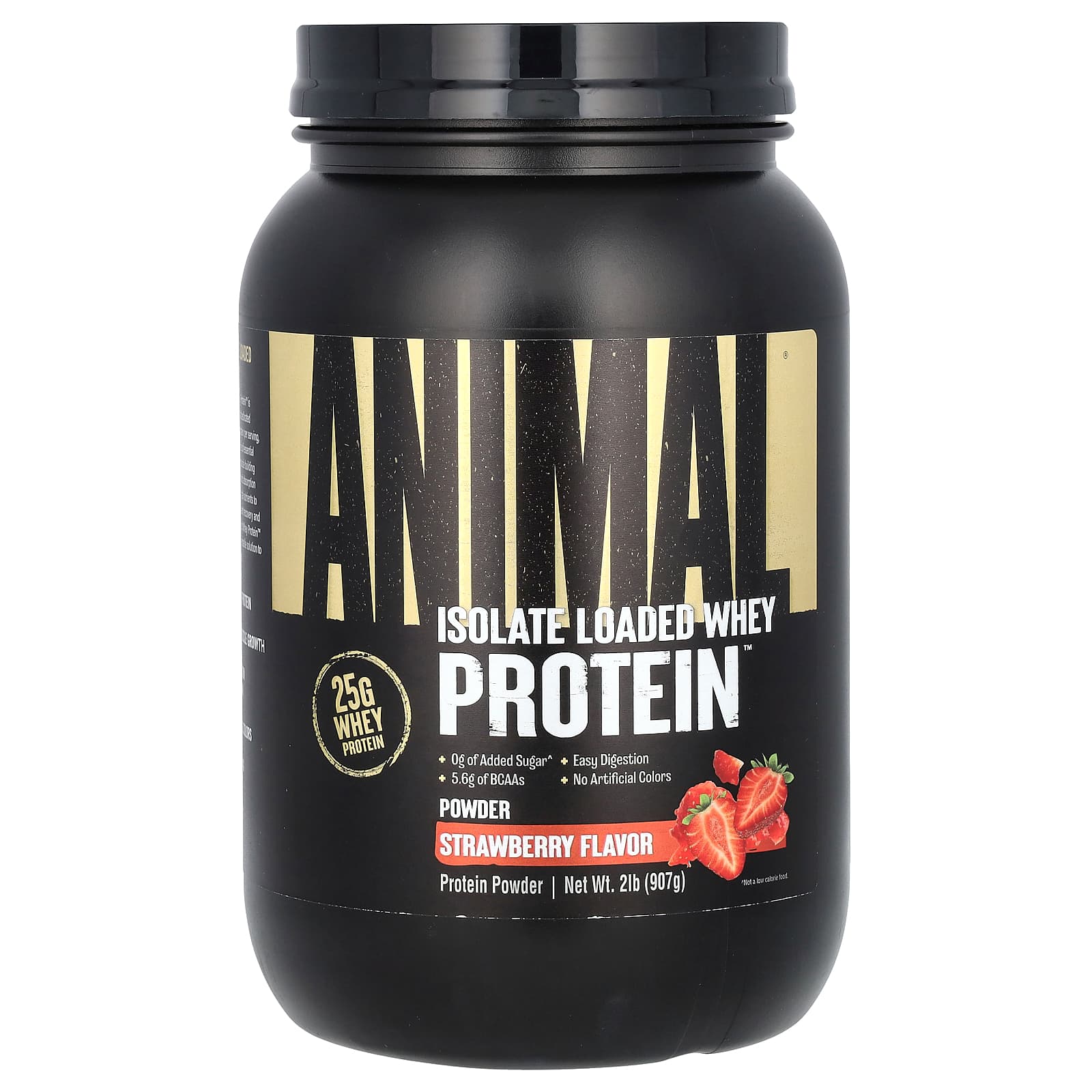 

Animal, Isolate Loaded Whey Protein Powder, Strawberry Flavor, 2 lb (907 g)