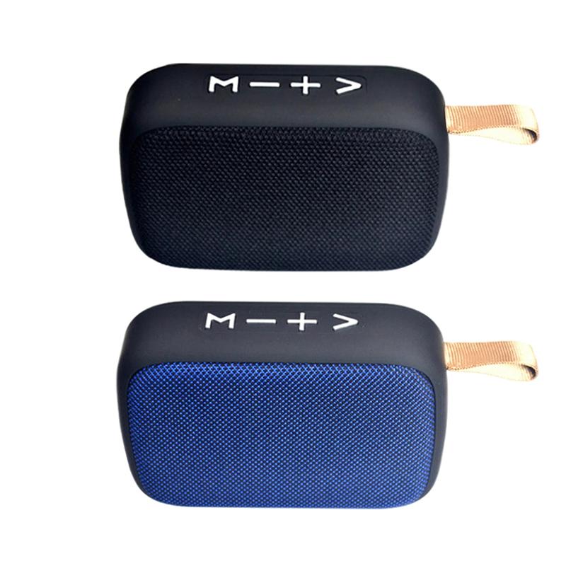 G2 Stofflautsprecher Tragbarer Mini Bluetooth-kompatibler Lautsprecher Kabellose Soundbar Outdoor Hifi Subwoofer Unterstützung für TF-Karte UKW-Radio
