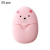 50Pcs Soap Slices Mini Portable Convenient Scented Slice Sheets Washing Hand Soap Flakes for Travel