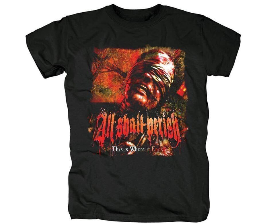 All Shall Perish Band This Is Where It Ends Shirt Black Unisex T-Shirt M
