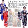 [RONGUI] Japanese Kimono, Cosplay, Women's Kimono, Japanese Souvenir, Foreigner, Anime Costume, Kimono Dress (Red)