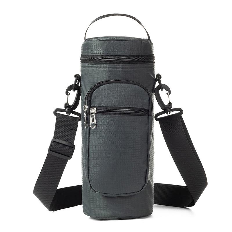 Isolierte Umhängetasche aus Oxford-Stoff für Thermoskanne und Flasche