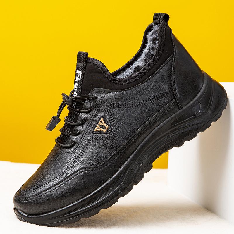 

Хлопковые ботинки зимние новые импортные утолщенные мужские хлопковые туфли теплые и бархатные повседневные женские туфли пара зимних ботинок 39