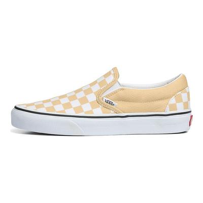 Classic Slip-On Color Theory Checkerboard - Honey Peach Unisex Sneakers Orange VN0A7Q5DBLP