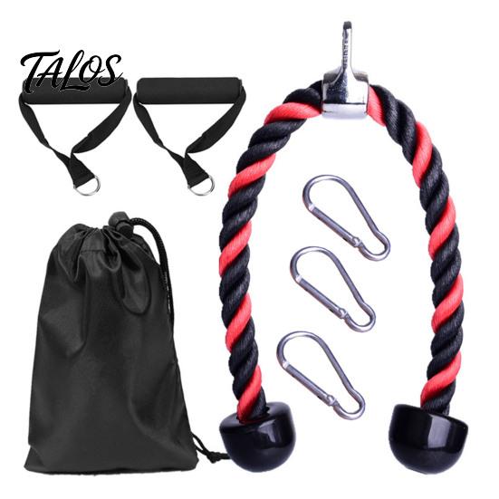 7Pcs Colorful Arm Rope Biceps Drawstring Down Training Triceps Exerciser Set