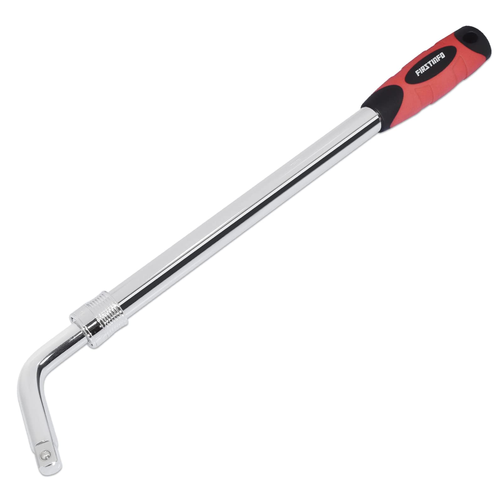 

Ryosho FIRSTINFO TOOLS Telescopic Strong Wrench 12.7mm, Extension Range 447-660mm, Offset Handle, Wheel Master Wrench for Tire and Wheel Maintenance
