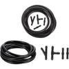 For Universal Car 2M+18pcs Connectors Windscreen Wiper Washer Jet Tube Pipe Nozzle Pump Hose Car Wash Maintenance Tools
