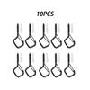 10 PCS Square Snap Safety Hooks Diamond Shaped Hangers Sturdy Anti-Drop Q-Type Hooks