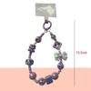 Butterfly Bead Crystal Mobile Phone Lanyard Strap Hand-beaded Bag Pendant Fashion Car Keychain