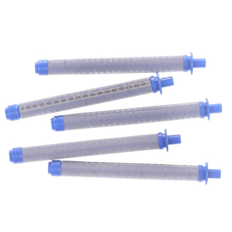 5/10PCS Blue Airless Spray Gun Filters, 60 Mesh Replacement High Pressure Spraying Accessories Airless Sprayer Filters