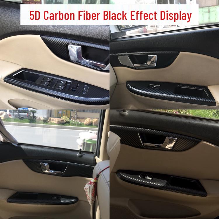 Buick Excelle 03-16 Carbon Fiber Interior Stickers for Console & Window Controls
