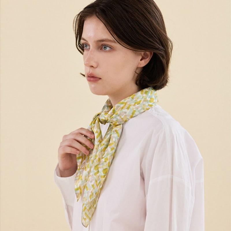2DREAMERS Golden Shape Silk Scarf