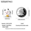 Authentic Charm Bead Charms copper Halloween Ghost Bead Charms Compatible With Charm Bead Charms Plata Bracelets for Women Jewellery Making Diy