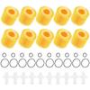 10Pcs Car Engine Oil Filters Set 04152-YZZA6 for Toyota Corolla Prius C-HR 2.0L Pontiac Vibe 2009-2010 04152YZZA6 04152-37010