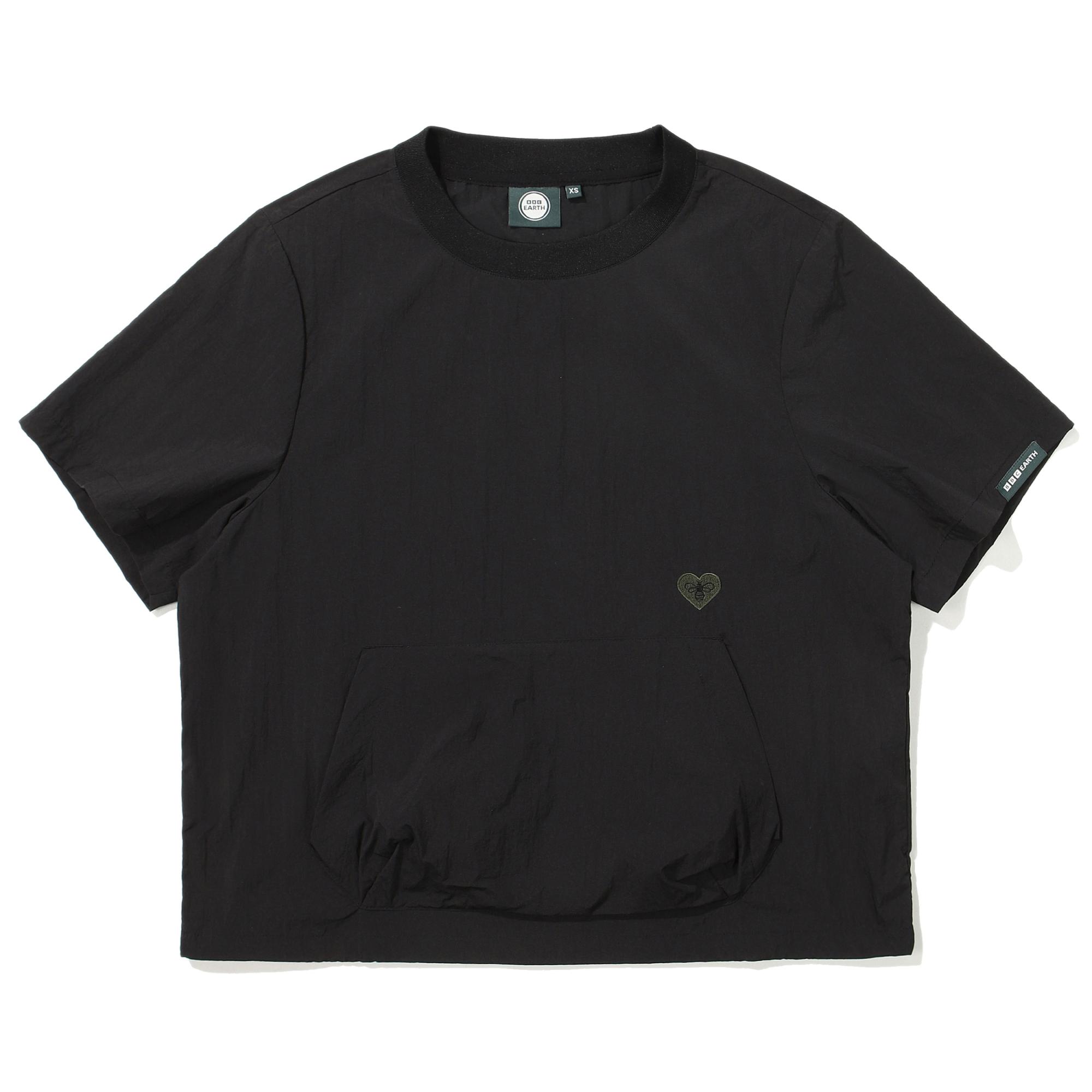 Bbc Earth Earth Heart Woven Short Sleeve T-Shirt_Black Black/085