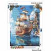 Pirate Ship 5D Diamond Painting Full Round Drill Mosaic Diamond Embroidery Belief In Heart Cross Stitch Kits Home Decor Home Decor