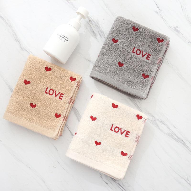 

3 шт. Полотенце из чистого хлопка, утолщенное для умывания, мягкое и впитывающее для домашнего использования, парное полотенце для лица для душа 3PCS：74*34