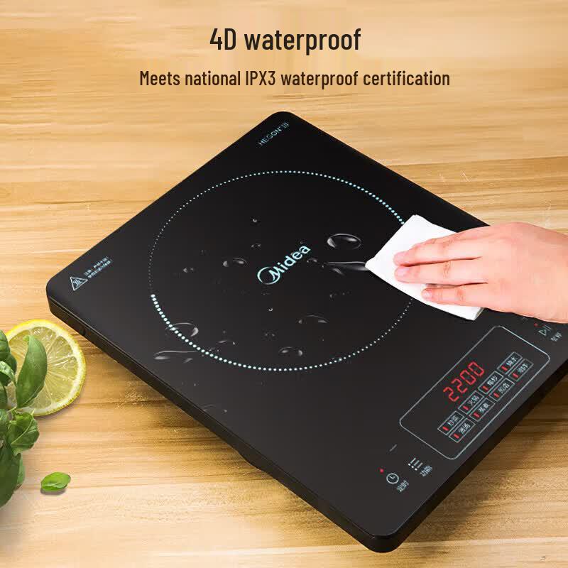 Midea 2200W Touch Control Induction Cooker CN plug (adapter included)
