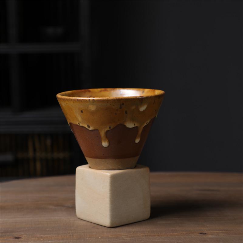 Japanese Pottery Mug Coarse Creative Ceramic Retro Coffee Cup Bestseller In Ins Style