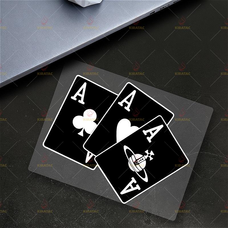 1pc Playing Cards Motorcycle Stickers for Motorcycle Fairing Tailbox Helmet Car Window Trunk Scooter Waterproof Vinyl Decals