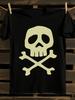 Danzig Style White Skull Crossbones Tshirt